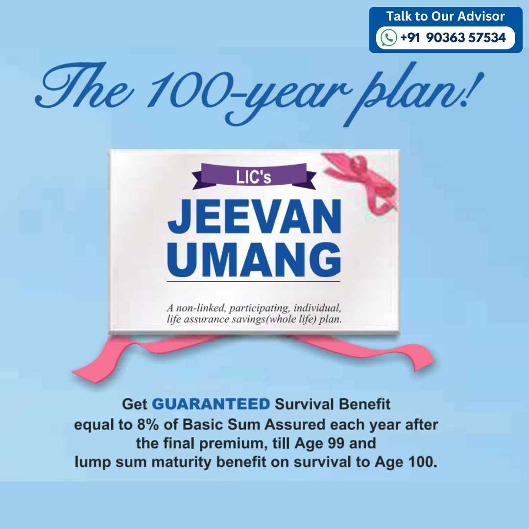 Jeevan Umang Plan - LIC Insurance Agent Near Me Contact Number