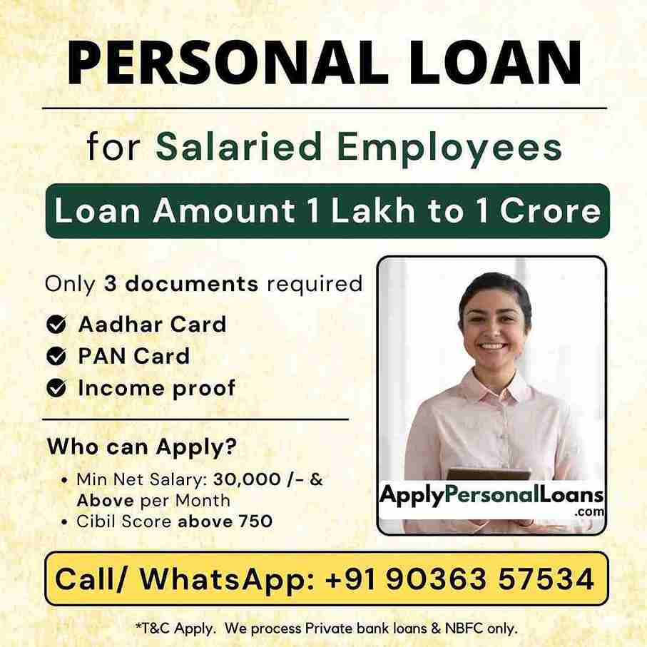 Personal Loan Agent in bangalore